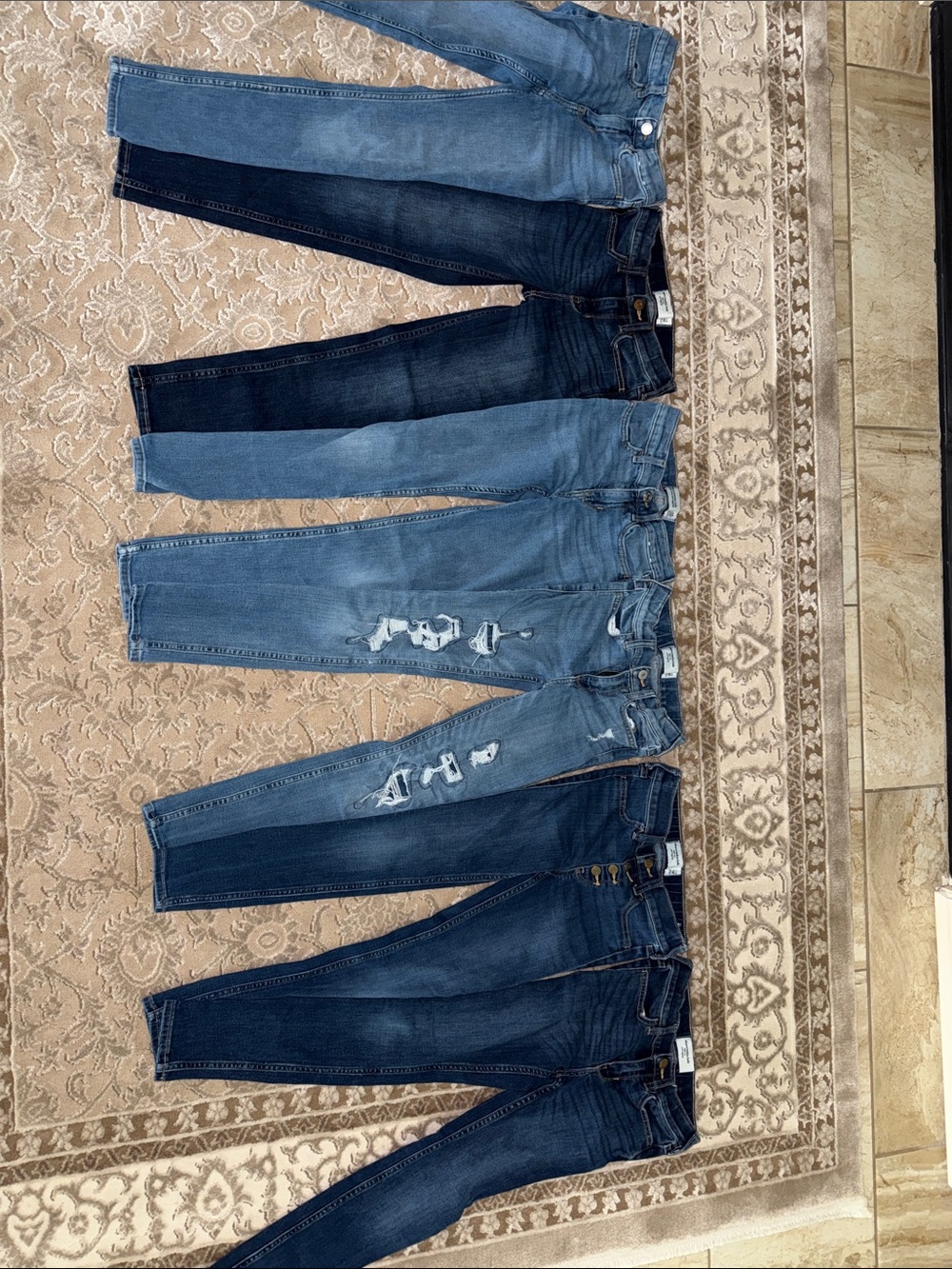 Assorted girls a&f jean legging  Blue Denim Jeans Pack